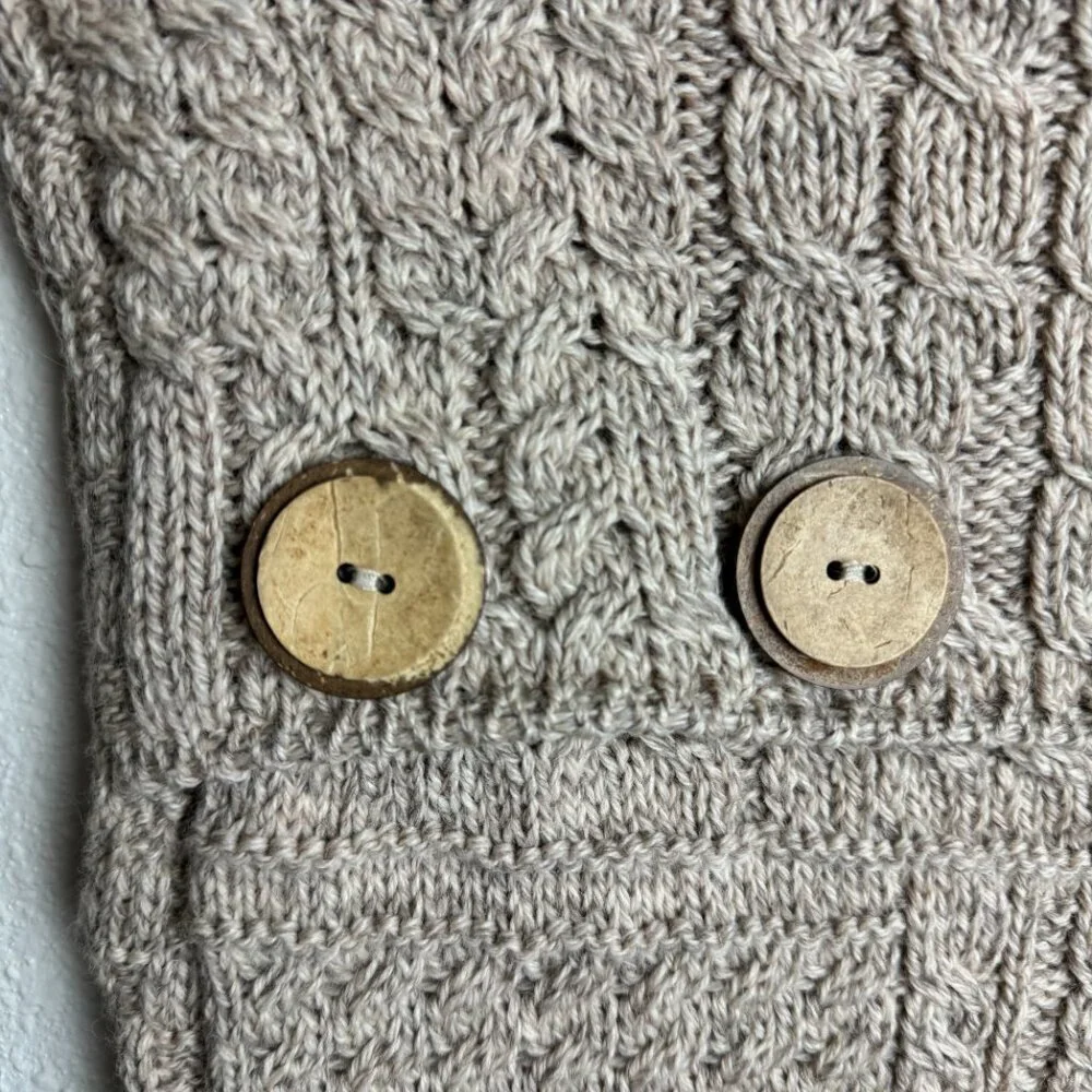 ARAN - Knit Cushion Cover 100% Merino Wool  IRELAND